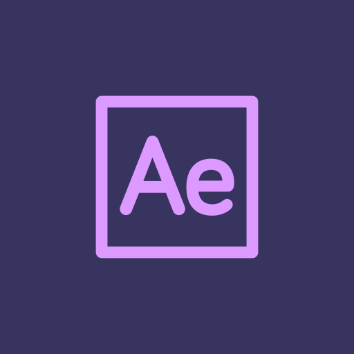 Adobe, after effect, effect, video icon